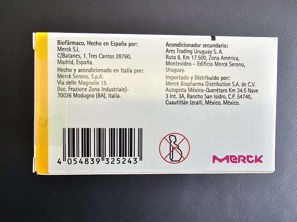 Merck Saizen HGH Fly and Buy Program Dream Body Clinic Back