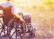 Man on a wheel chair