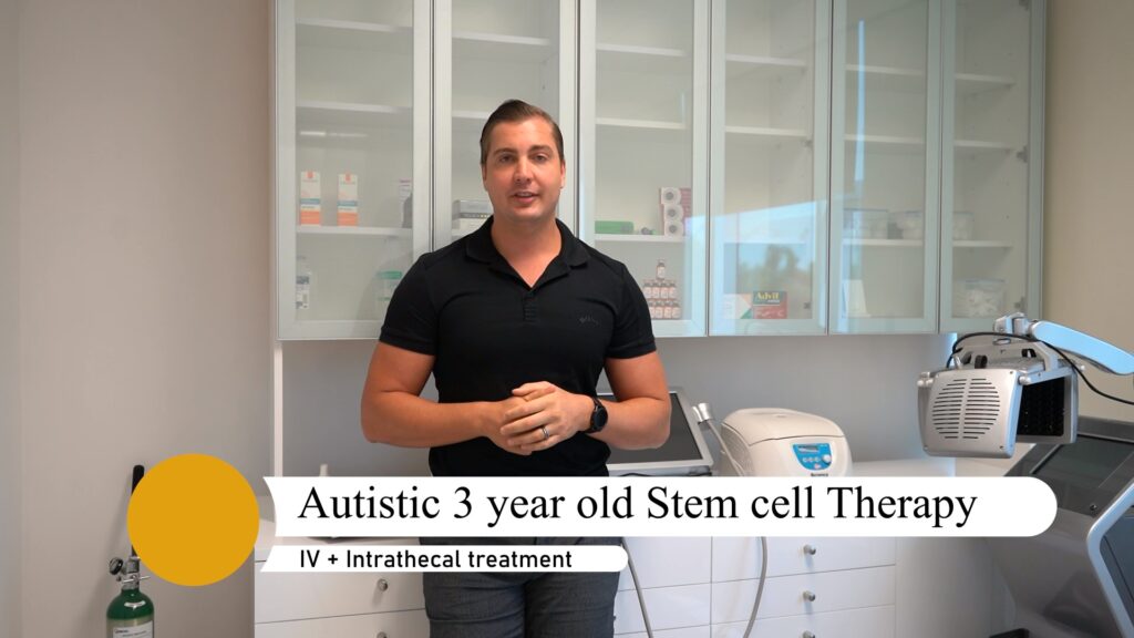 Autistic 3 year old stem cell therapy at dream body clinic