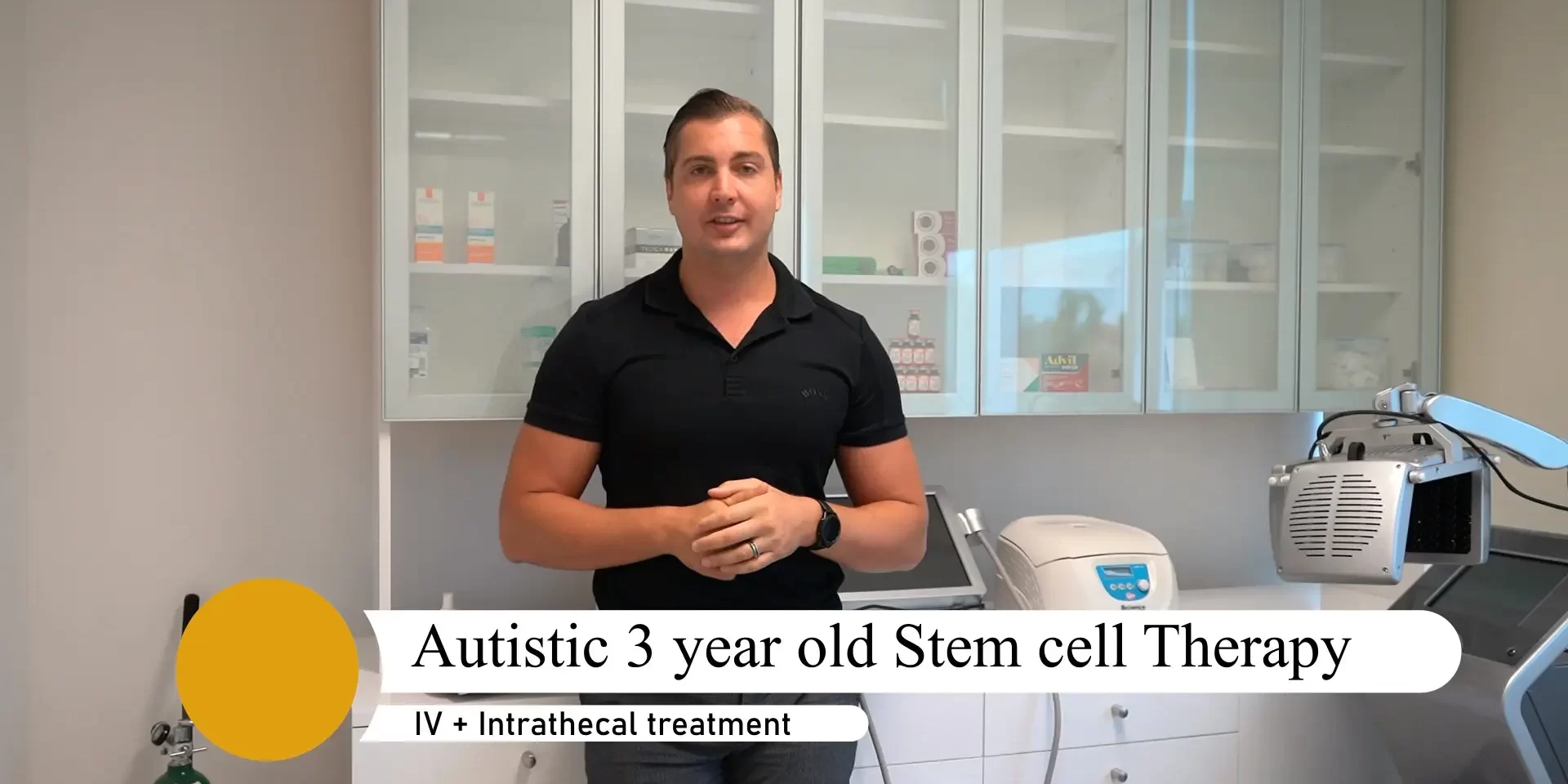 Autiistic 3 year old stem cell Therapy_Moment Autistic 3 year old stem cell therapy at dream body clinic