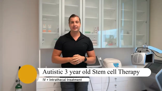 Autiistic 3 year old stem cell Therapy_Moment Autistic 3 year old stem cell therapy at dream body clinic