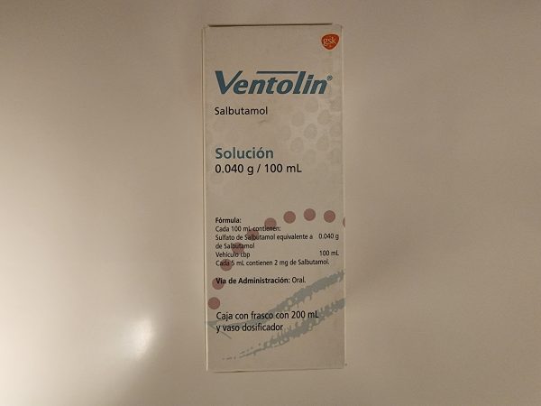 Ventolin Albuterol Syrup 100ml 0.04g