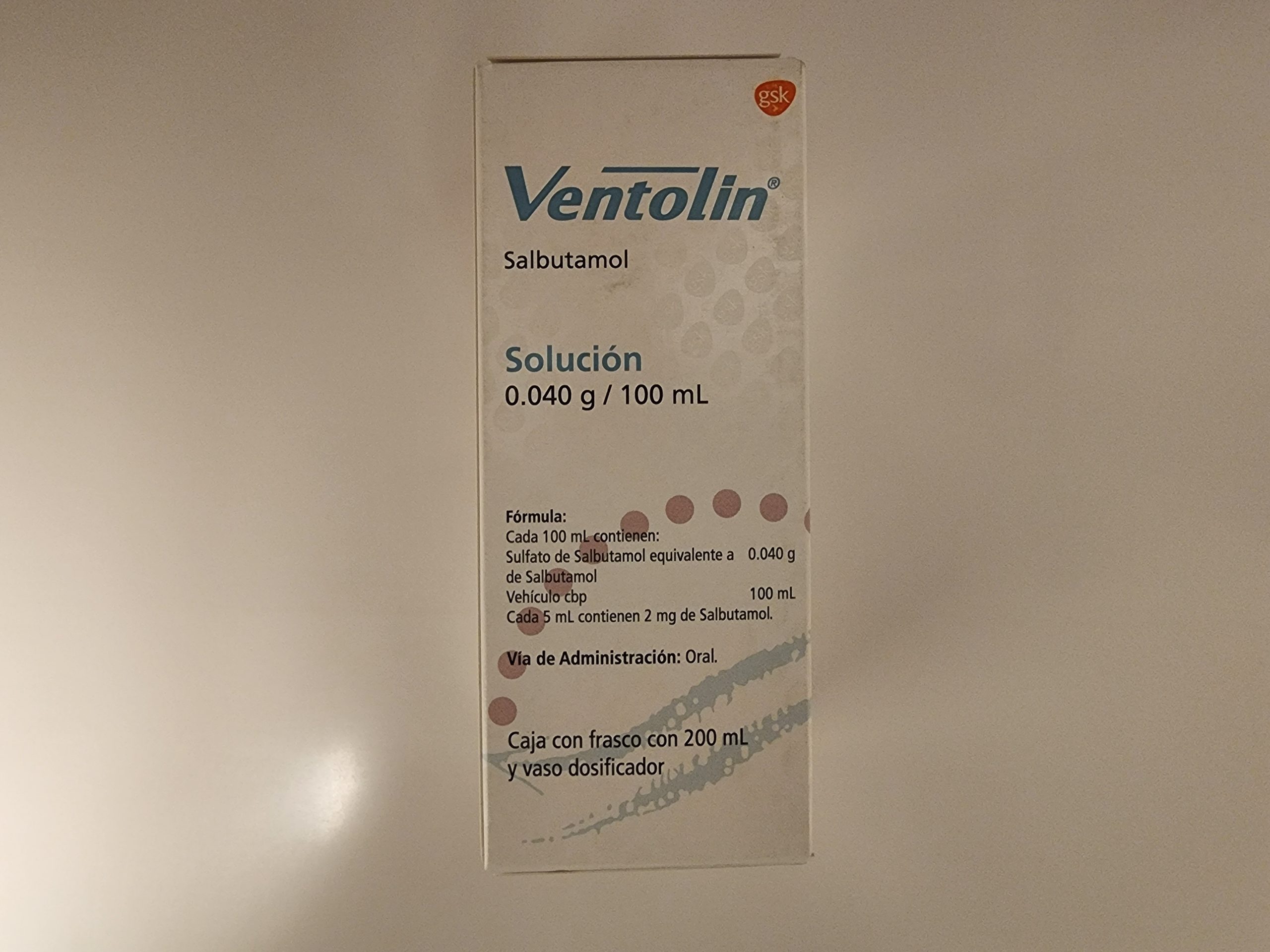 Ventolin Albuterol Syrup 100ml 0.04g