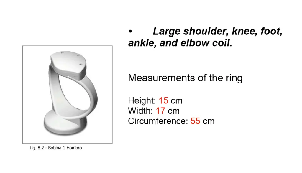 Large Shoulder Knee foot ankle elbow MRI coil