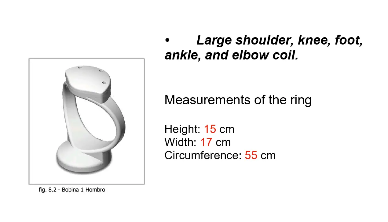 Large Shoulder Knee foot ankle elbow MRI coil 