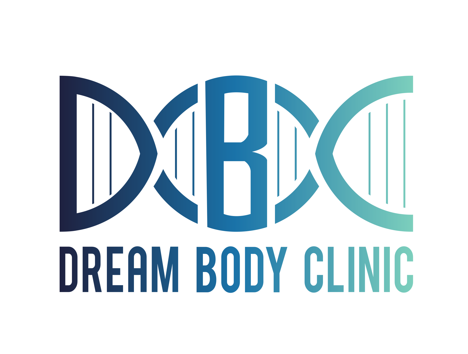 Logotipo Dream Body Clinic Aqua colores sin fondo