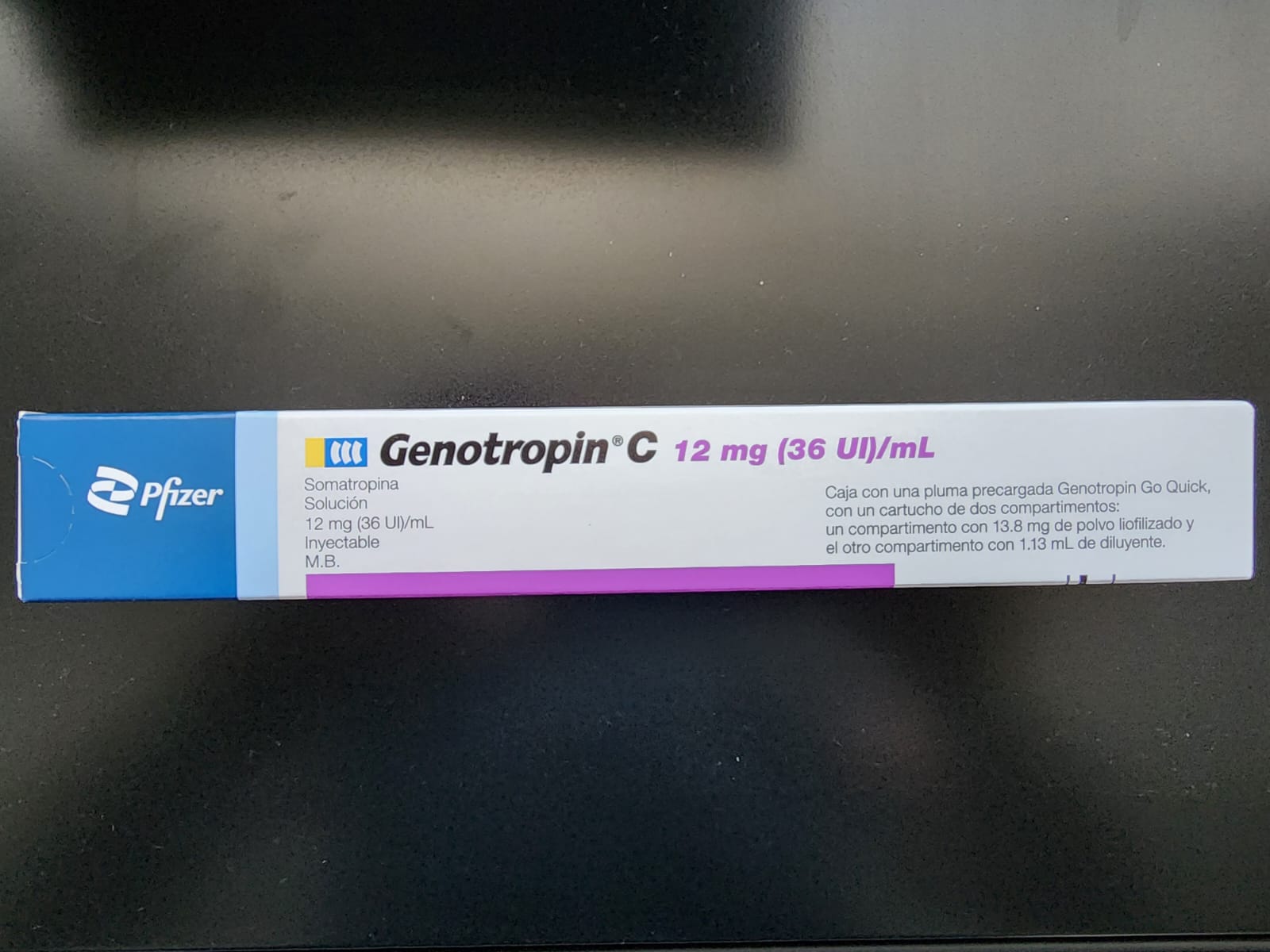 New 2023 Pfizer Genotropin Pen 36IU 12mg Box
