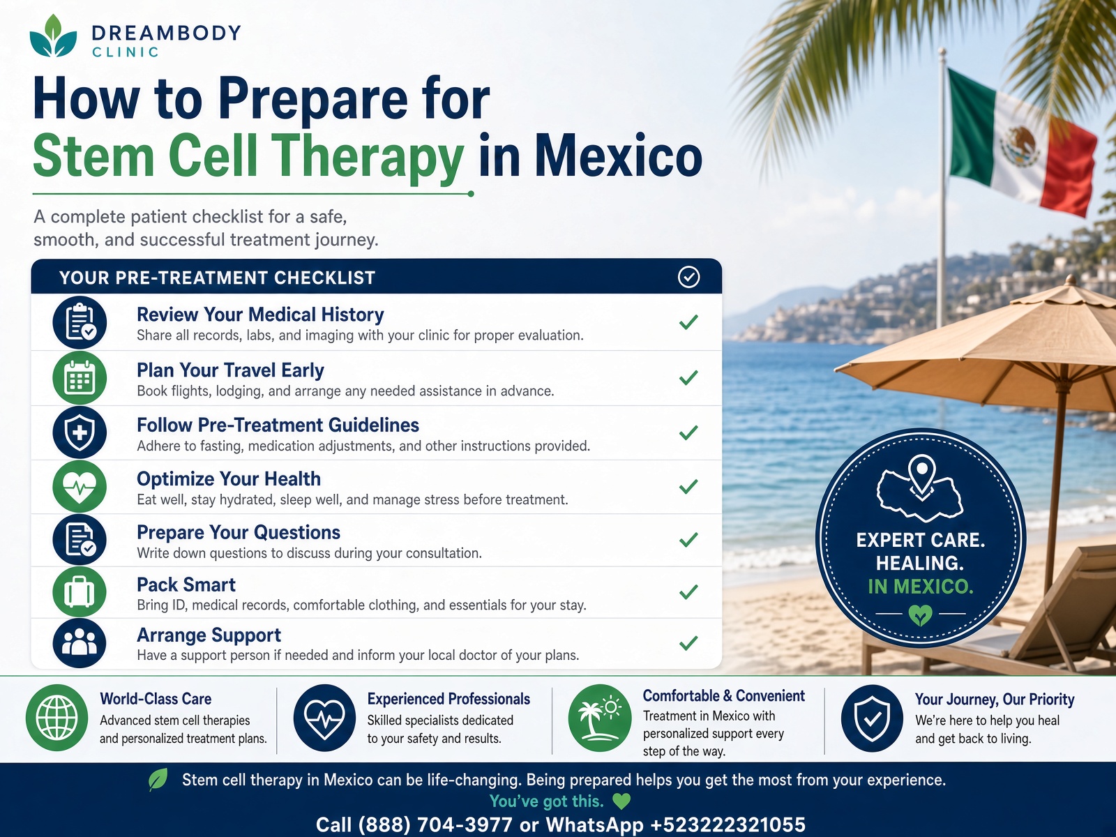 How to prepare for stem cell therapy