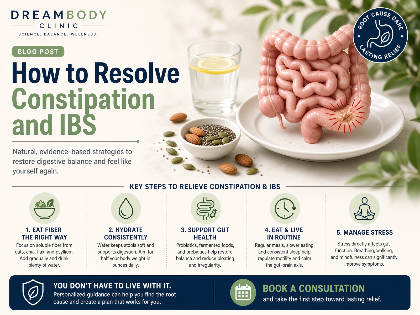 Fix Constipation with stem cell therapy