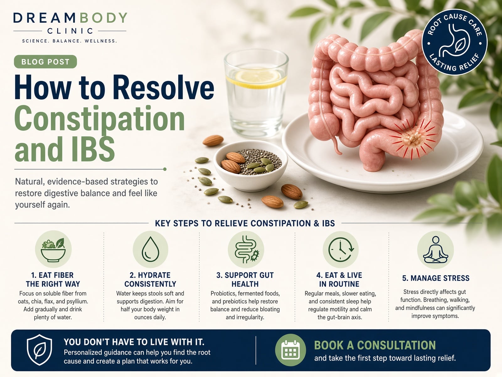 Fix Constipation with stem cell therapy