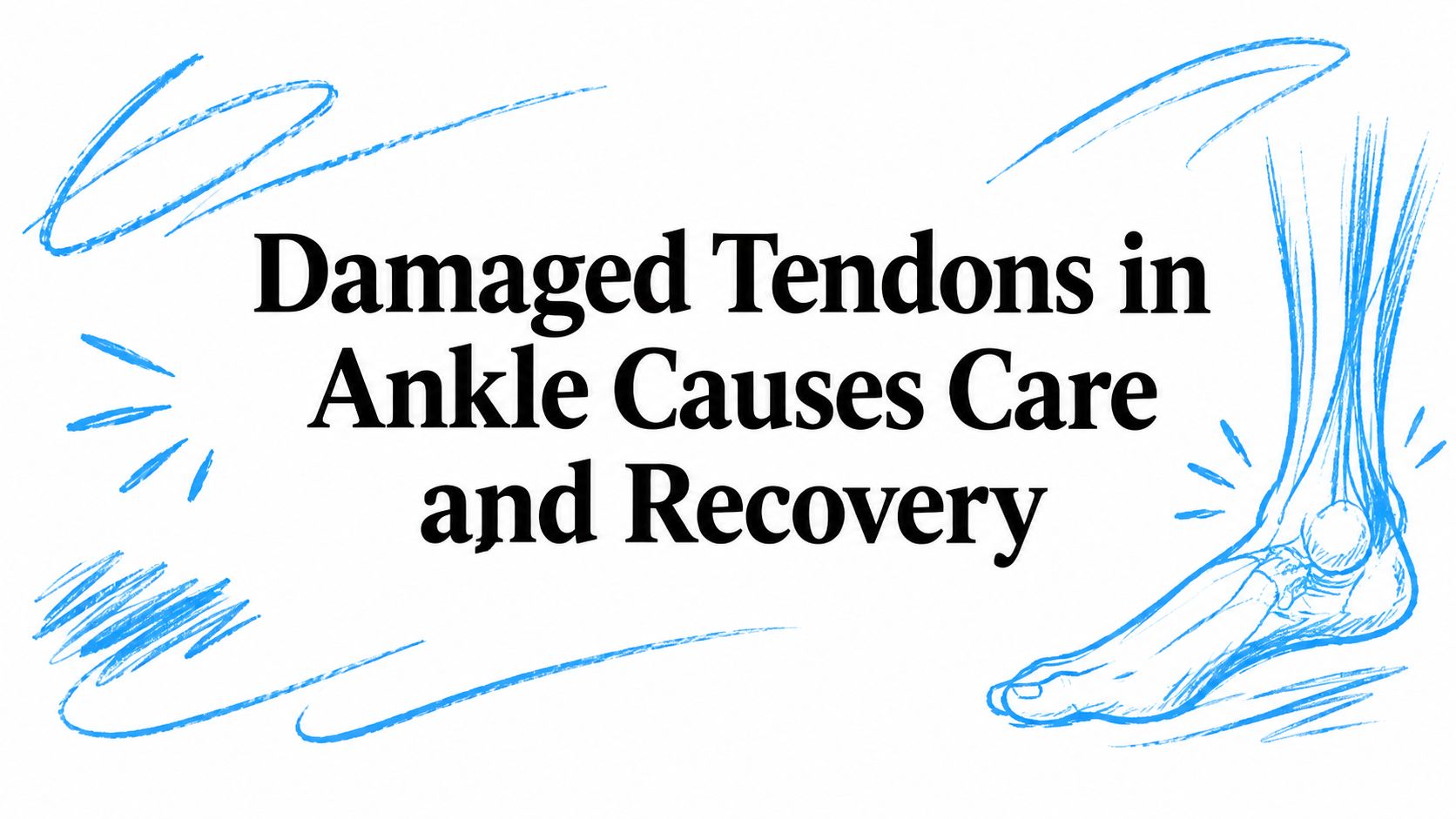 damaged tendons in ankle ankle injury