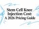 stem cell knee injection cost knee injection