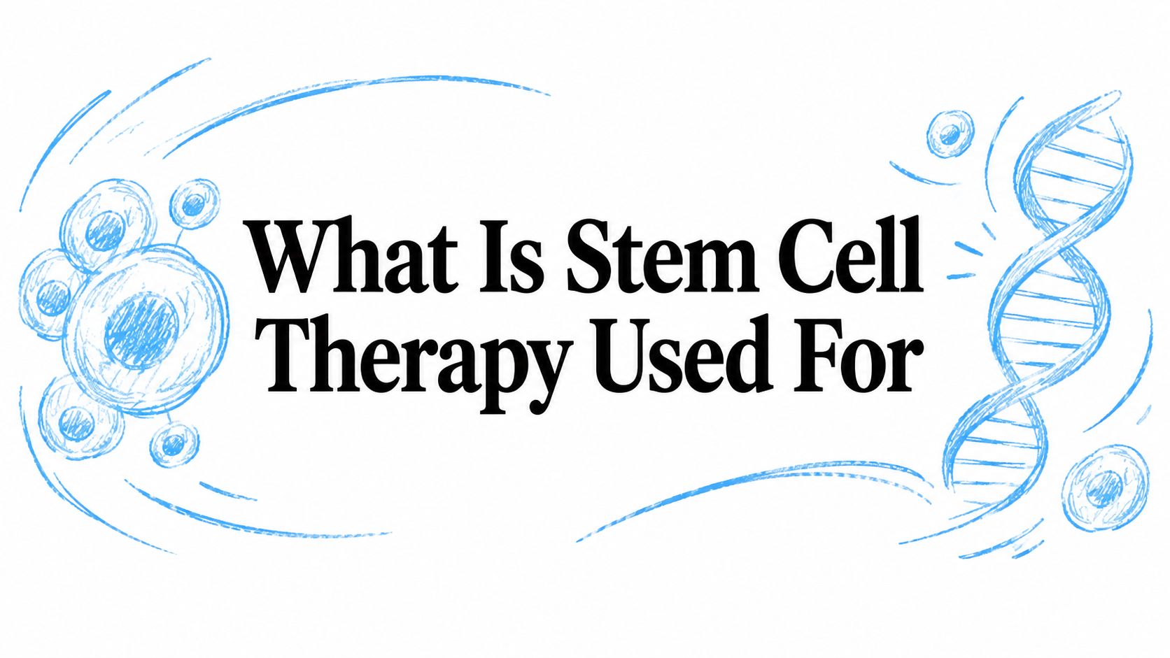 What is stem cell therapy used for medical infographic