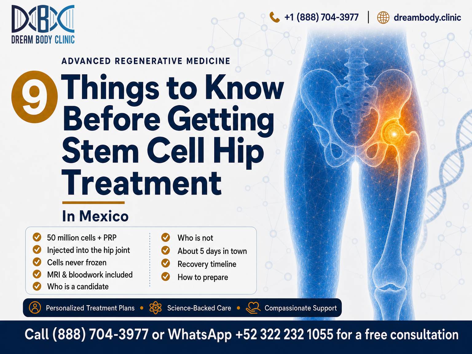 9 things about hip stem cell therapy