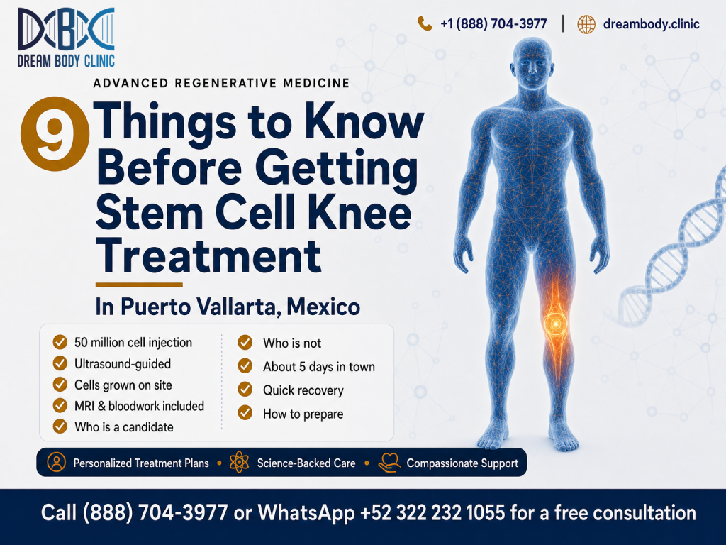9 things about knee stem cell therapy in Puerto Vallarta
