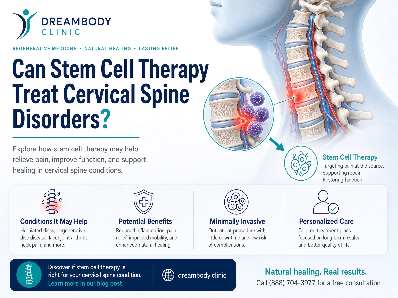 Stem Cell Therapy for cervical spine pain relief