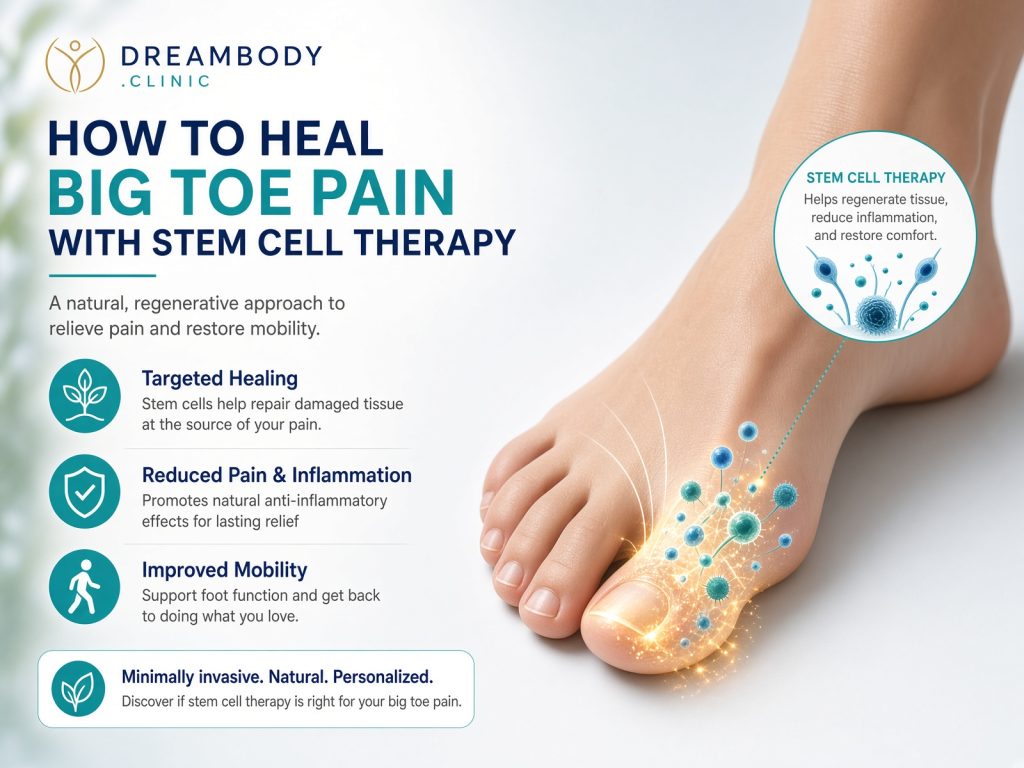 Heal Big Toe Pain with Stem Cell Therapy