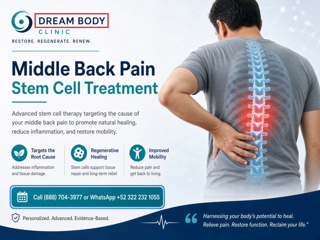 Middle Back Stem Cell Therapy