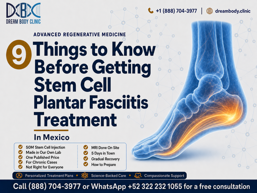 9 Things to Know Before Getting plantar fasciitis stem cell therapy