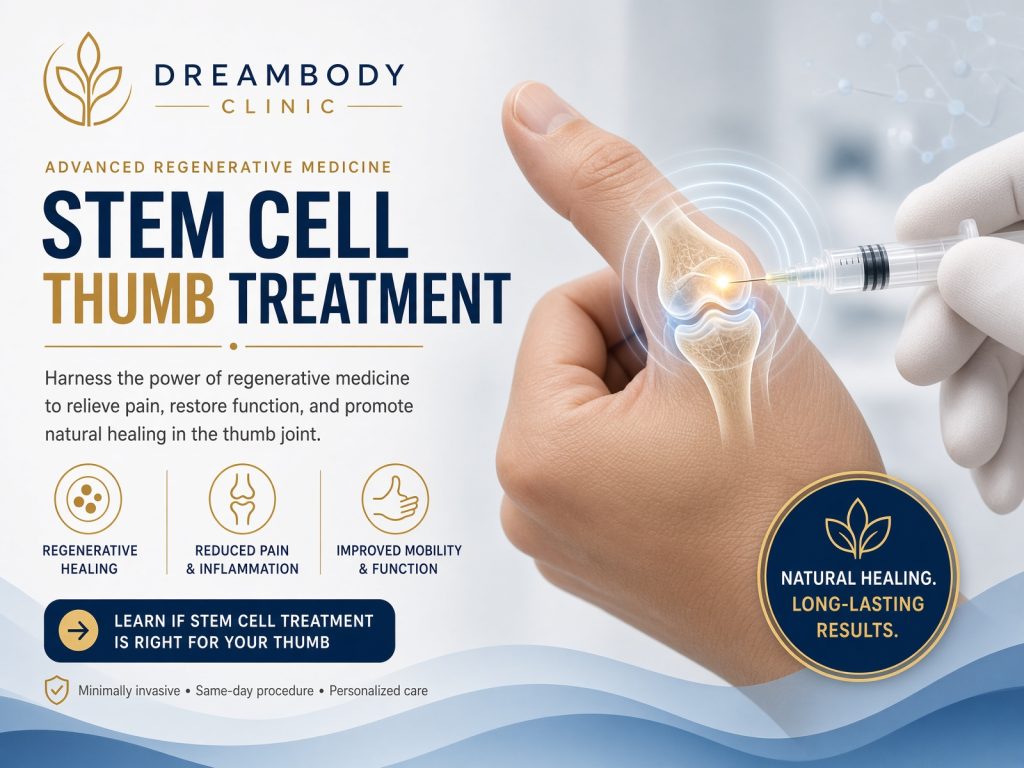 Thumb Pain Relief Stem Cell Therapy
