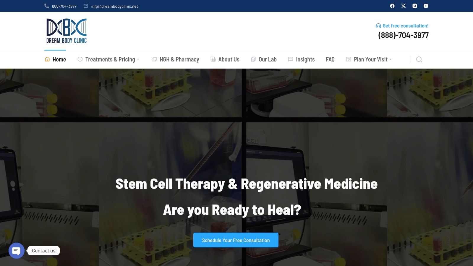 Screenshot from https://dreambody.clinic
